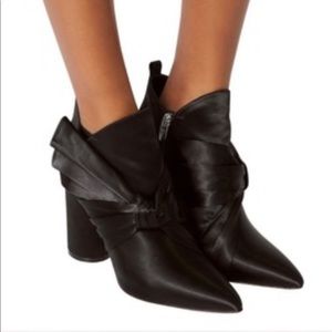Diversion Morrison Bow Satin Booties